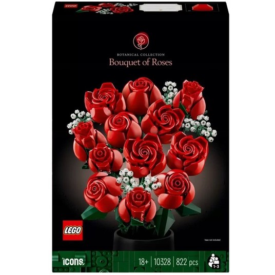 LEGO ICONS 10328 Bukiet róż 3488 -zdjęcie numer 1