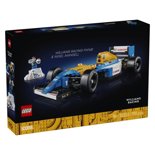 LEGO ICONS 10353 Williams Racing FW14B i Nigel5862 -zdjęcie numer 1