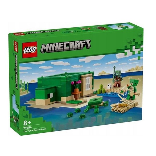 LEGO MINECRAFT 21254 Domek na plaży żółwi 3303 -zdjęcie numer 1