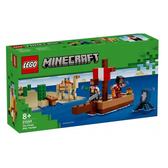 LEGO MINECRAFT 21259 Rejs statkiem pirackim 3358 -zdjęcie numer 1