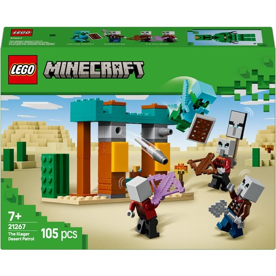 LEGO MINECRAFT 21267 PUSTYNNY PATROL ZŁOSADNIKÓW -zdjęcie numer 1