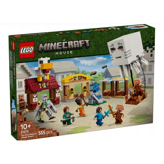 LEGO MINECRAFT 21273 ATAK BALONOWEGO GHASTA NA WIO -zdjęcie numer 1