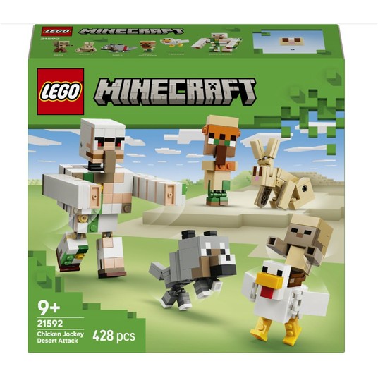 LEGO MINECRAFT 21592 Atak kurzego jeźdźca na pust -zdjęcie numer 1