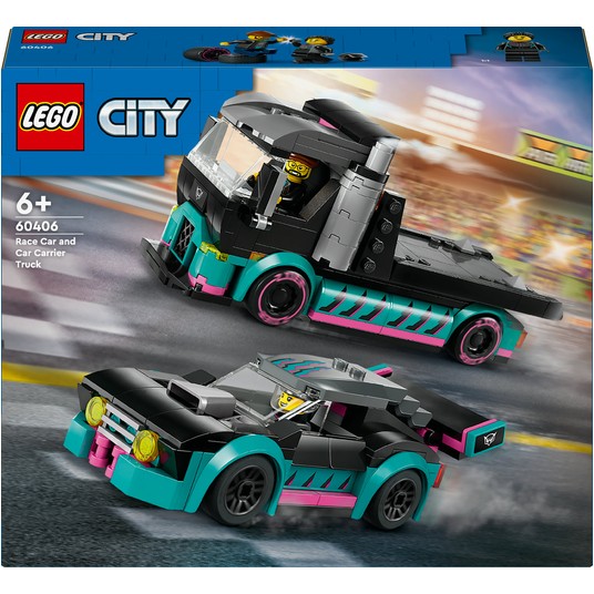 LEGO(R) CITY 60406 Samochód wyścigowy i laweta -zdjęcie numer 1