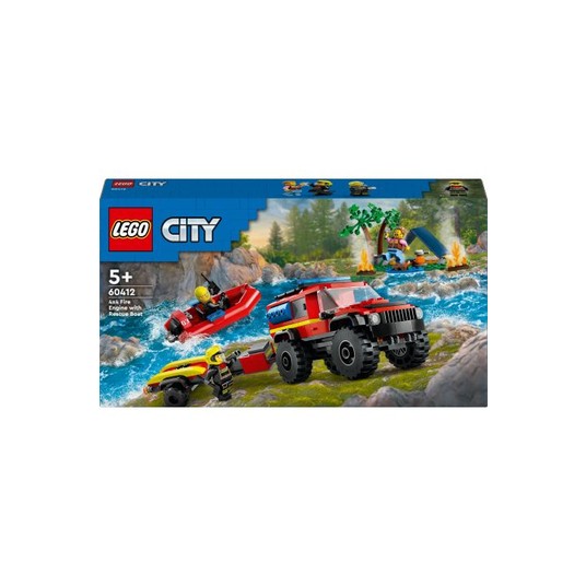 LEGO(R) CITY 60412 Terenowy wóz strażacki z łodzią -zdjęcie numer 1