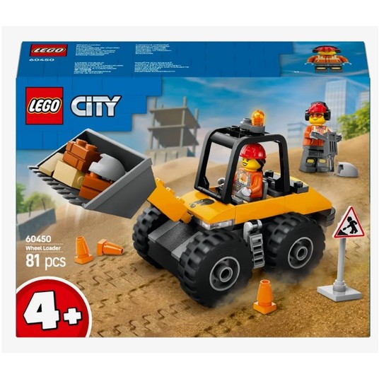 LEGO(R) CITY 60450 Żółta ładowarka kołowa -zdjęcie numer 1