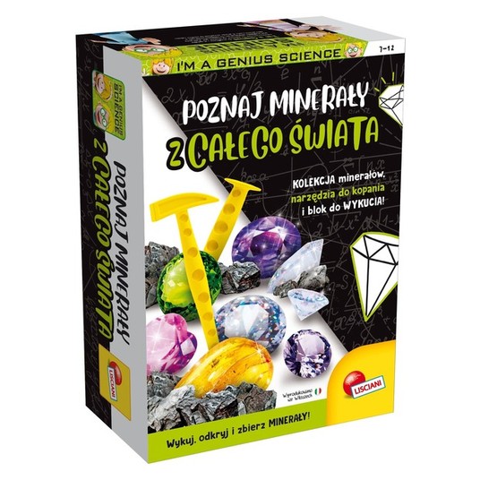 LISCIANI A'M GENIUS POZNAJ MINERAŁY Z CAŁEGO ŚWIAT -zdjęcie numer 1