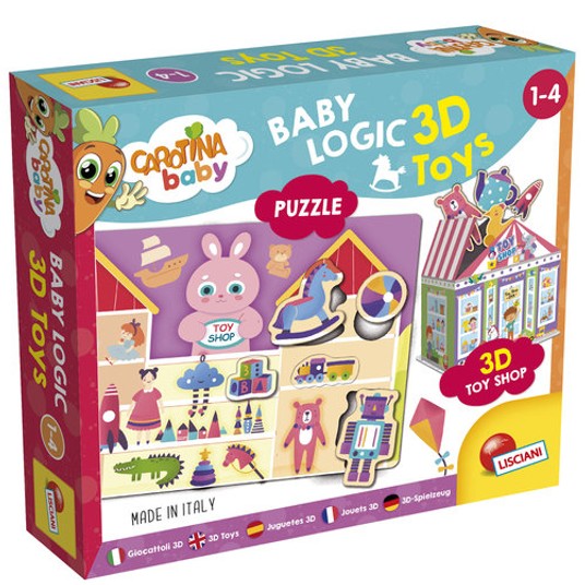 LISCIANI CAROTINA BABY LOGIC 3D ZABAWKI 2543 -zdjęcie numer 1