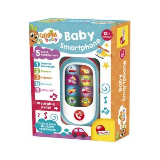 LISCIANI CAROTINA BABY SMARTFON Z 5 FUNKCJAMI DYD -zdjęcie numer 1