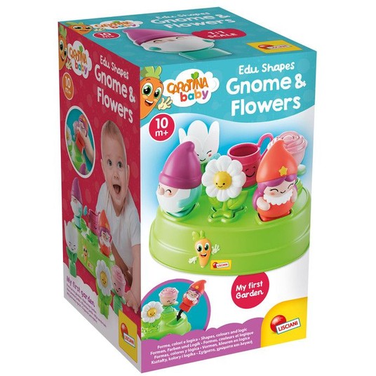 LISCIANI CAROTINA BABY SORTER KRASNALE I KWIATY -zdjęcie numer 1