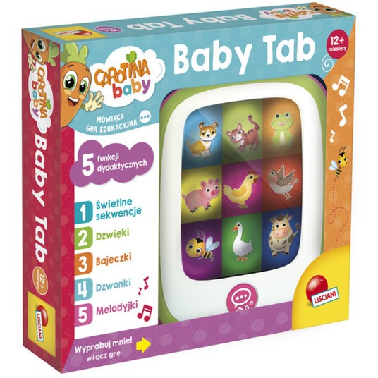 LISCIANI CAROTINA BABY TAB Z 5 FUNKCJAMI DYDAKTYC -zdjęcie numer 1