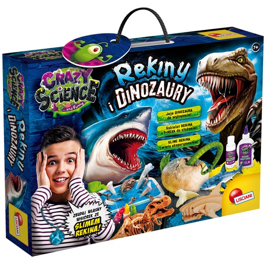 LISCIANI CRAZY SCIENCE REKINY I DINOZAURY 1528 -zdjęcie numer 1