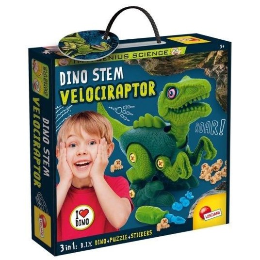 LISCIANI I"M A GENIUS DINO STEM VELOCIRAPTOR 2413 -zdjęcie numer 1