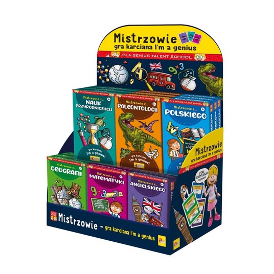 LISCIANI I"M A GENIUS MISTRZOWIE DISPLAY 18 SZTUK -zdjęcie numer 1