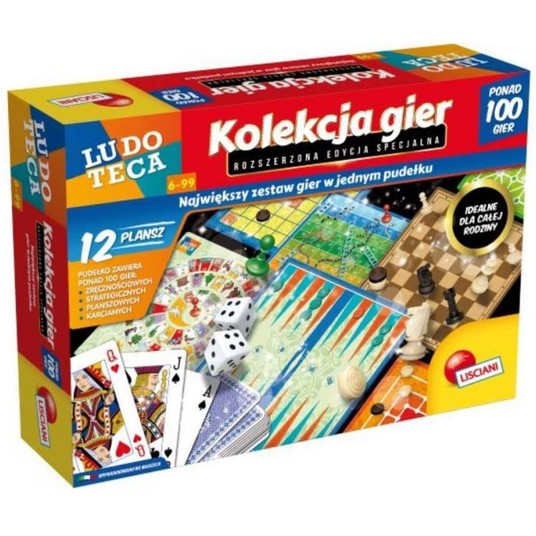 LISCIANI LUDOTECA ZESTAW 100 GIER 9826 -zdjęcie numer 1