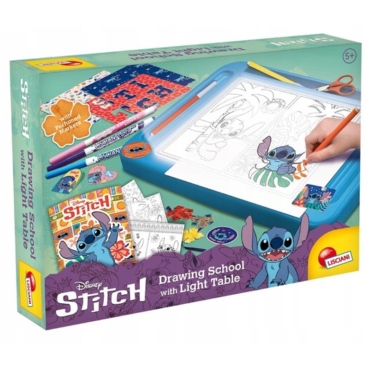 LISCIANI STITCH SZKOŁA RYSOWANI Z TABLICĄ LED 7582 -zdjęcie numer 1