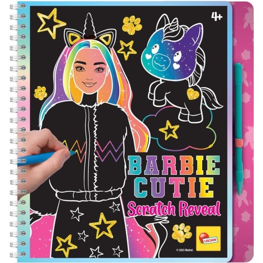 LISCIANI SZKICOWNIK BARBIE CUTIE SCRATCH REVA 2433 -zdjęcie numer 1