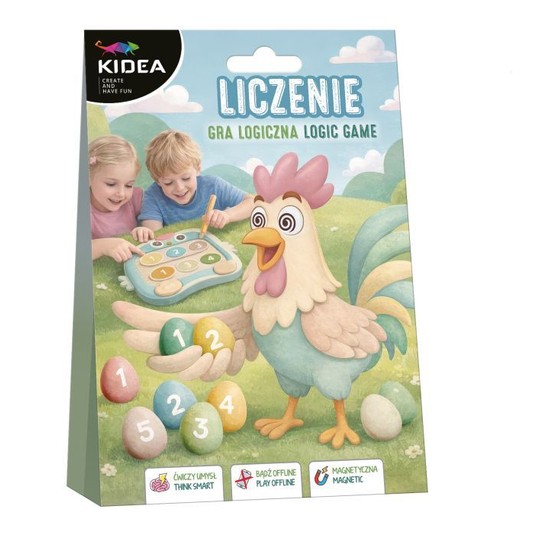 MAGNETYCZNA GRA LOGICZNA LICZENIE KIDEA 4383 -zdjęcie numer 1