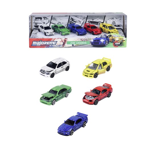 MAJORETTE JDM LEGENDS 5-PAK 7627 -zdjęcie numer 1