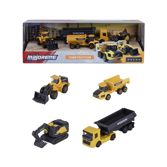MAJORETTE POJAZDY VOLVO 4-PAK 7610 -zdjęcie numer 1