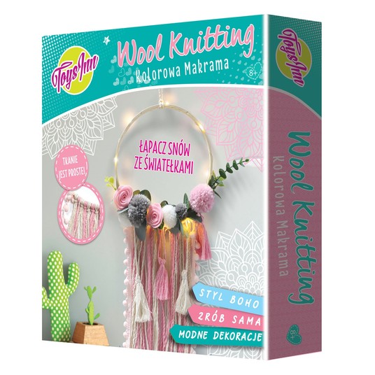 MAKRAMA ŁAPACZ SNÓW 7434 -zdjęcie numer 1