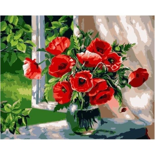 MALOWANIE PO NR.40X50 BUKIET 3 -zdjęcie numer 1