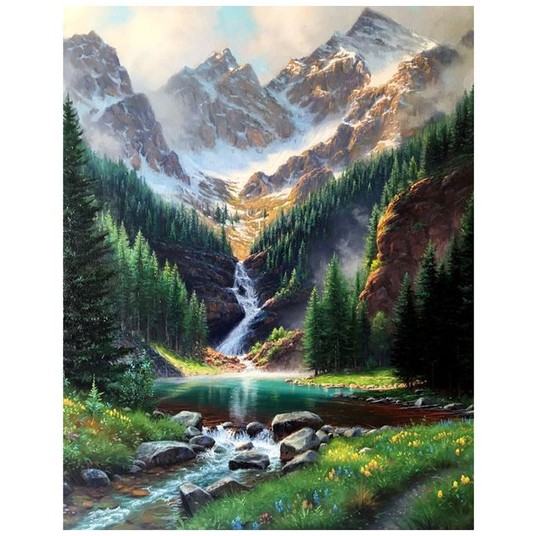 MALOWANIE PO NR.40X50 GÓRY 2 -zdjęcie numer 1