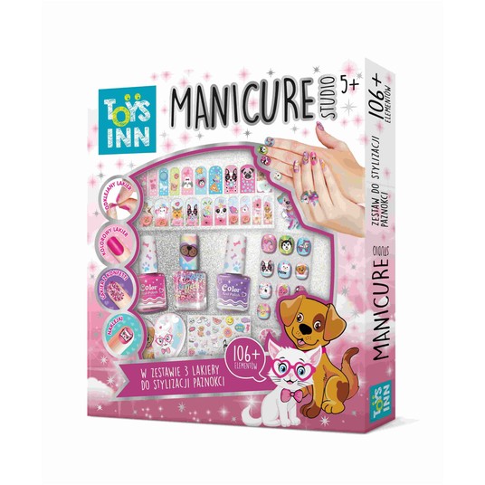 MANICURE STUDIO 3 LAKIERY PETS 7601 -zdjęcie numer 1