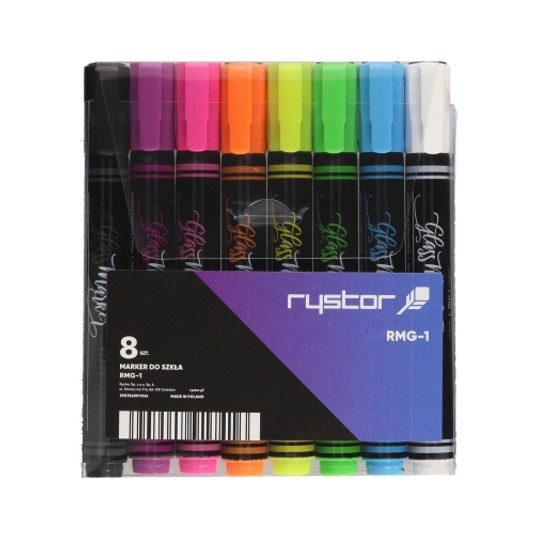 MARKER DO SZKŁA RMG-1 8SZT EKO ETUI 9632 -zdjęcie numer 1