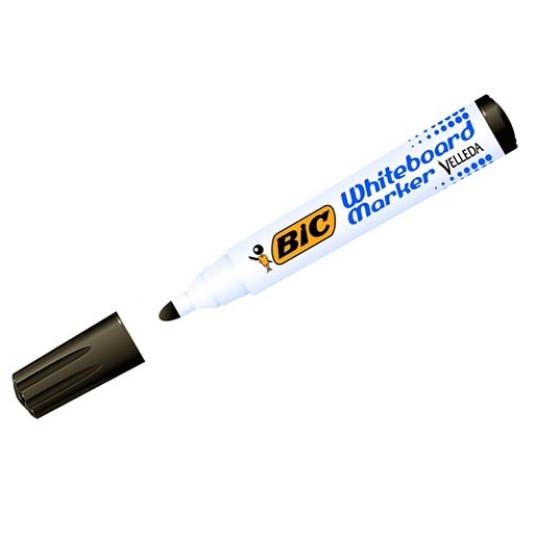 MARKER SUCHOŚCIERALNY VELLEDA ECO CZARNY A'12 1092 -zdjęcie numer 1