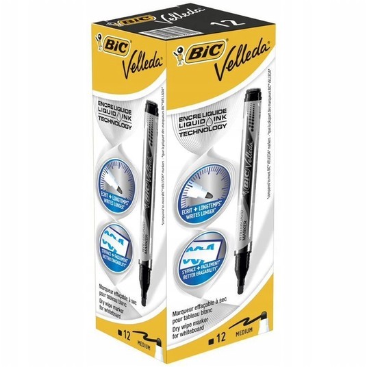 Marker Velleda Liquid Czarny 902088 (12) 7131 -zdjęcie numer 1