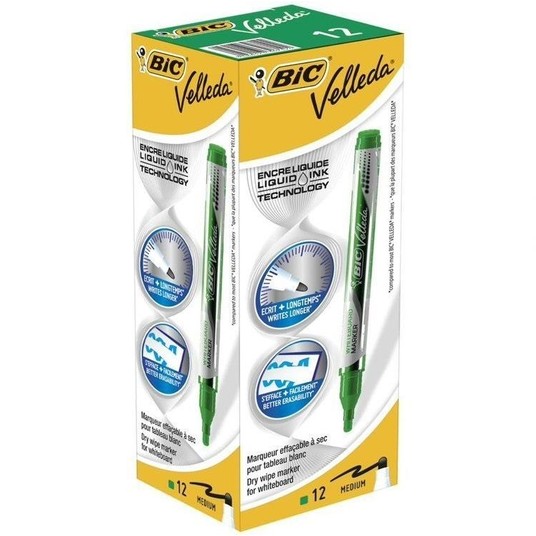 MARKER VELLEDA LIQUID ZIELONY 902090 (12) 7155 -zdjęcie numer 1