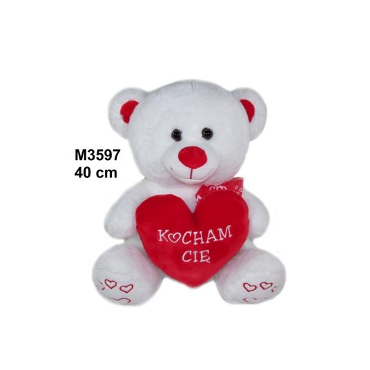 MIŚ 1 KOL ''KOCHAM CIĘ'' 40 CM 159298 -zdjęcie numer 1