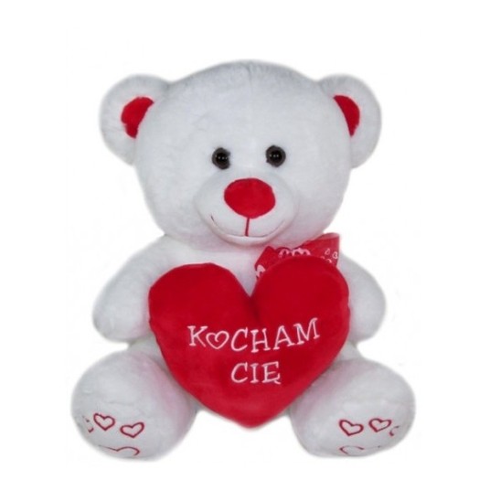 MIŚ BIAŁY 20CM M3591 159236 -zdjęcie numer 1