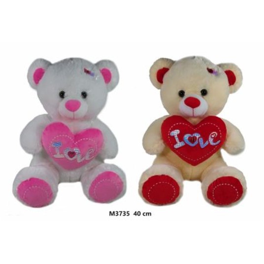 MIŚ Z SERCEM 2 RODZ 40 CM 166463 -zdjęcie numer 1