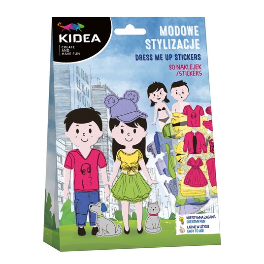 MODOWE STYLIZACJE 80 NAKLEJEK KIDEA 0095 -zdjęcie numer 1