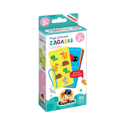 MOJE PIERWSZE ZAGADKI CZUCZU 2+ EDUKACYJNA 3609 -zdjęcie numer 1