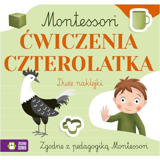 Montessori. Ćwiczenia czterolatka 9788382406276 -zdjęcie numer 1