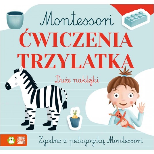 Montessori. Ćwiczenia trzylatka 9788382406283 -zdjęcie numer 1