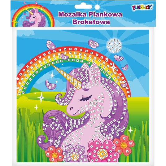 MOZAIKA BROKATOWA 1K UNICORN -zdjęcie numer 1
