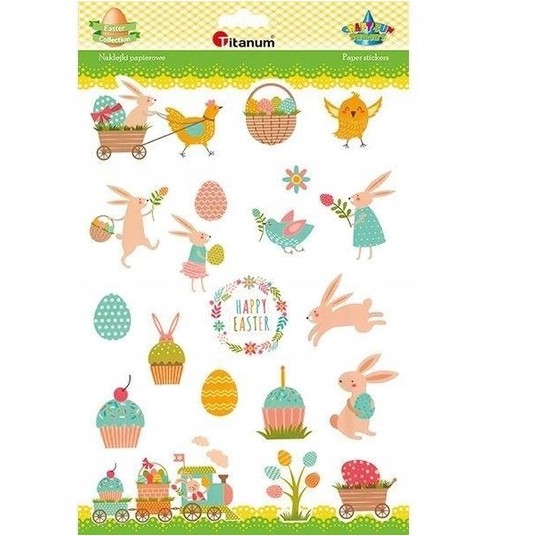 NAKLEJKI 21X28 HAPPY EASTER -zdjęcie numer 1