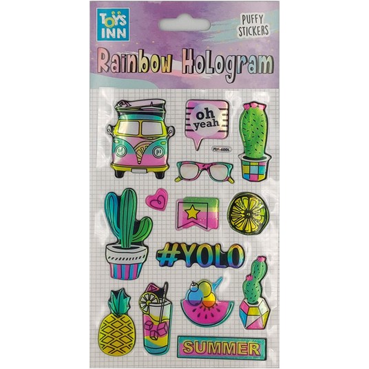 Naklejki rainbow hologram - summer 8653 -zdjęcie numer 1