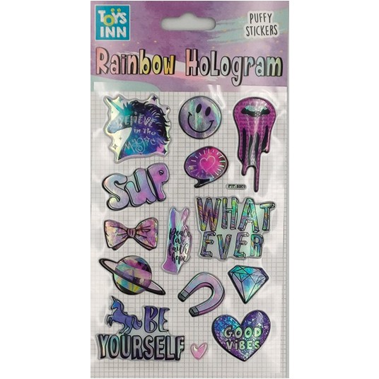 Naklejki rainbow hologram - unicorn 8660 A'6 -zdjęcie numer 1