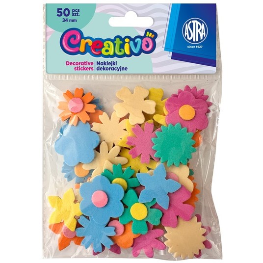 NAKLEJKI SAMOPRZYLEPNE ASTRA CREATIVO KWIATY 3161 -zdjęcie numer 1