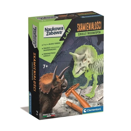 NAUKOWA ZABAWA TRICERATOPS FLUORESCENCYJNY 8600 -zdjęcie numer 1
