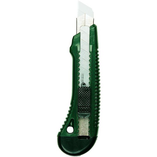 NÓŻ LINEX 18CM ZIELONY WZMOCNIONY 0134 -zdjęcie numer 1