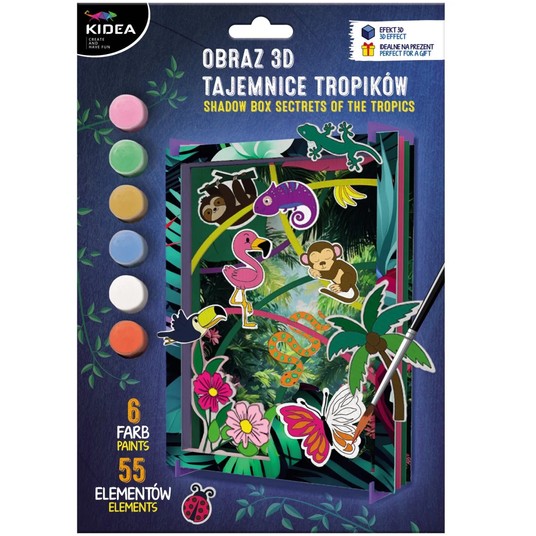 OBRAZ 3D TAJEMNICE TROPIKÓW KIDEA 8725 -zdjęcie numer 1
