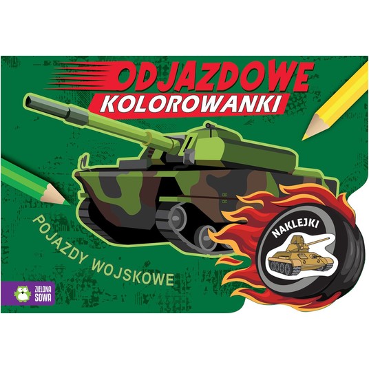 Odjazdowe kolorowanki. Pojazdy wojskowe NW 8597 -zdjęcie numer 1