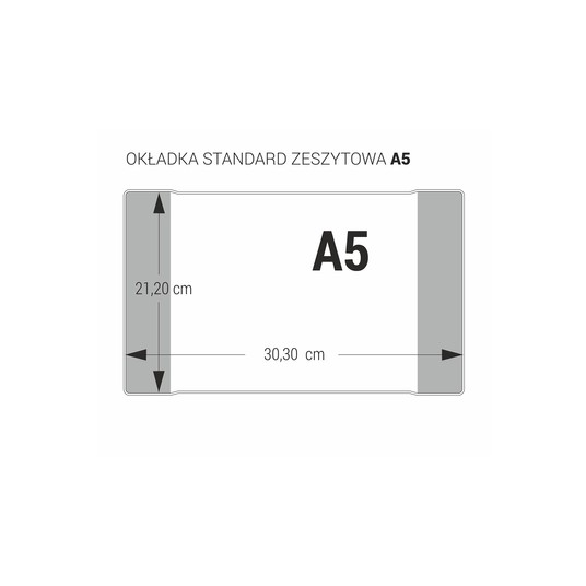OKŁADKA NA ZESZYT A5-212 (IKS ZESZYT A5) (50) 9438 -zdjęcie numer 1