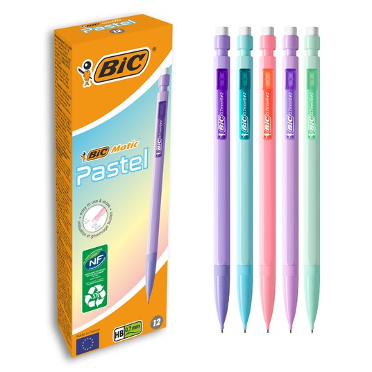OŁÓWEK BIC MATIC PASTEL 0,7 (12) 4540 -zdjęcie numer 1